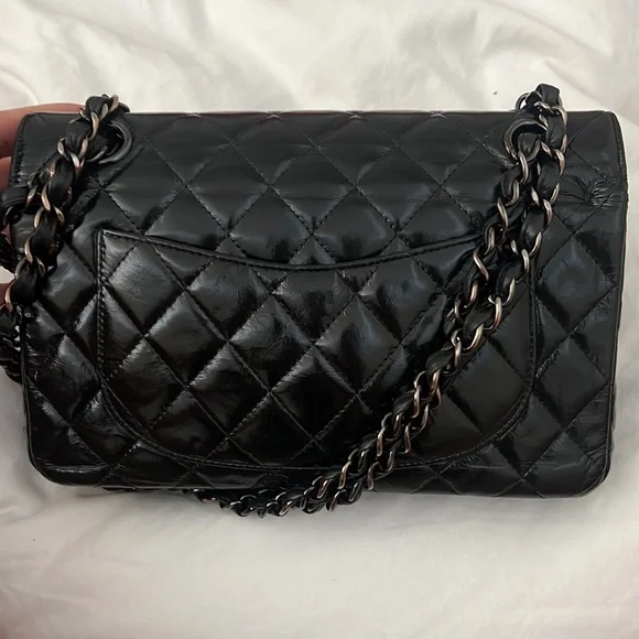 Chanel 1/1 special edition black on black medium flap bag - Picture 4 of 4